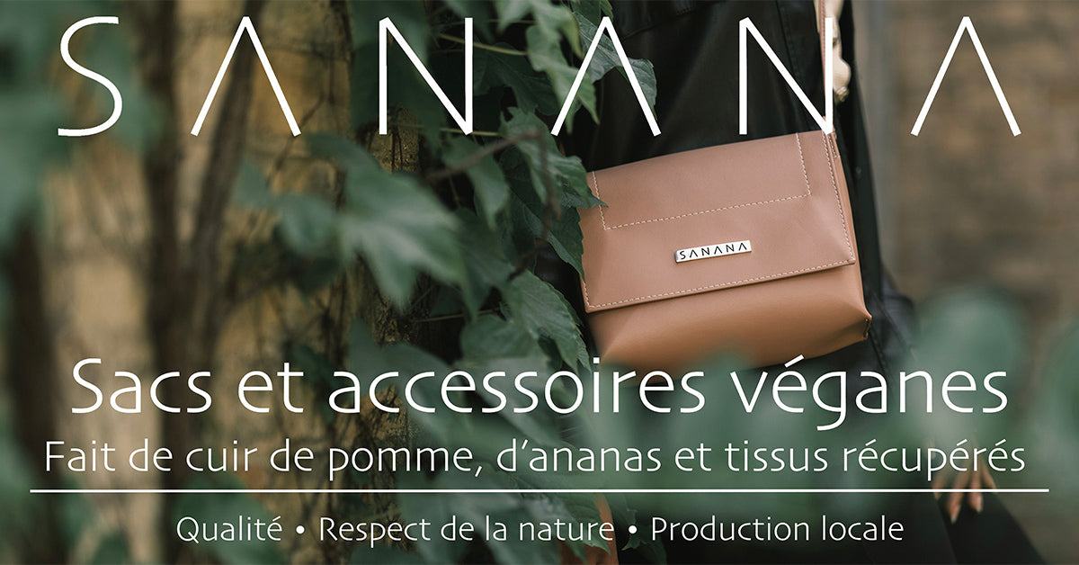 Bags and accessories made in Quebec in vegan leather and recovered